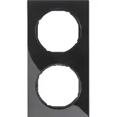Berker 10122245, Schwarz, Schraubenlos, , Glänzend, 1 Stück(e)