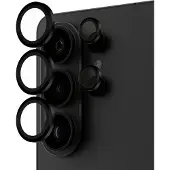 PanzerGlass Kameraprotektor Hoops Optic Rings für das Samsung Galaxy S26 Ultra - Schwarz