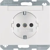 Berker 47387009 - Typ F - DIN-Schiene - Weiß - Thermoplast - IP20 - 250 V