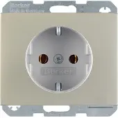 Berker 41157004, Typ F, Edelstahl, Edelstahl, IP20, 250 V, 16 A