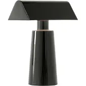 &tradition Caret MF1 Akku-Tischleuchte, anthrazit, IP44 - &TRADITION &Tradition, Caret MF1, dimmbar, Grau, für Wohnzimmer, Metall, Design