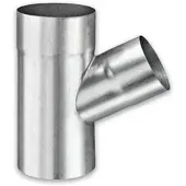 Grömo Fallrohrabzweig 72° , Zink, verschiedene Größen (Ausführung: Ø 87/87mm)