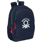 Benetton Schulrucksack Together Marineblau 32 x 44 x 16 cm