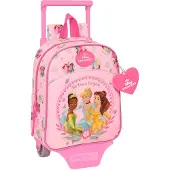Safta Princesas Disney 6l 22x27x10 Cm Mini Rucksack Mit Rollen Rosa Kinder Rosa One Size