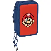 Super Mario 12.5x19.5x5.5 Cm Triple Mäppchen