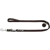 Hunter - V-Leine - Hundeleine Gr Länge max. 200 cm - Breite 1,3 cm braun