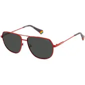 Polaroid PLD 6195/S/X Matte red 58/15/145 Uni Sonnenbrillen