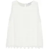 Comma Blouses White Größe: 46 | Tanktops Outlet | Damen | Weiß