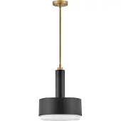 HINKLEY Elstead Cedric Pendelleuchte E27 2-fach Schwarz Opal