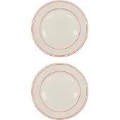 Nicolas Vahé Dinner plate, NVBistro, RedWhite