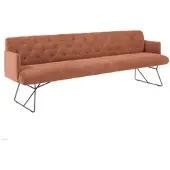 KAWOLA ESSZIMMERBANK CHARME Braun Cord