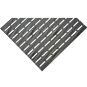 EHA Bädermatte "ManuPlast", 100 cm, Schwarz