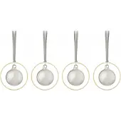 Blomus Weihnachtsschmuck Kitai Glaskugeln 4 Stück ø 8 cm