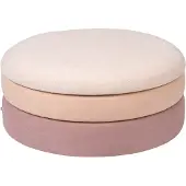 Broste Copenhagen Pouf Pouf rosa - Ø68XH30CM