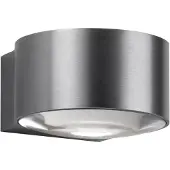 LIGHT-POINT Orbit Mini Wandleuchte IP54 Titanium - , dimmbar, Metallisch, für Flurbereich, Aluminium