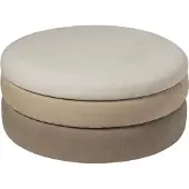 Broste Copenhagen Pouf beige Ø68cm
