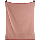 Røros Tweed - Una Wolldecke 200 x 150 cm, hellrot