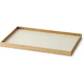 Gejst - Frame Tablett, medium, Eiche / beige