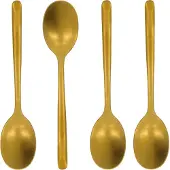 Nicolas Vahé Teaspoon, NVSpoon, Antique gold finish