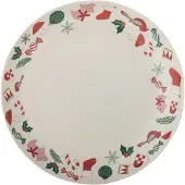 Bloomingville Speiseteller ''Yule'' in Beige - Ø 28 cm | Gr.: onesize