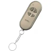 ZAMEL , 4-Kanal-Fernbedienung P-257/4 - Schwarz - Reichweite bis 250 m - Ergonomisches Design