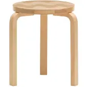 Artek x Marimekko - 60 Hocker, Lokki, Birke natur (Anniversary Edition)