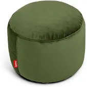 Fatboy - Point Velvet recycled Hocker, deep green (Samt)