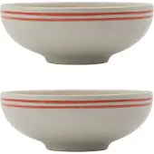 Nicolas Vahé - Bistro Schüssel Ø15,5 cm, rot / weiß (2er-Set)