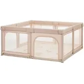 Fillikid Laufgitter Malta mit Boden 150x150 cm, beige