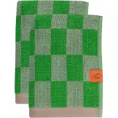Mette Ditmer Gästehandtuch Retro Classic Green (40 x 55 cm) (2er Set)