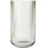 Lyngby Porcelæn Vase Glas Rauchgrau 31 cm