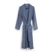 HAY - Mono Bademantel S/M (Stahlblau)