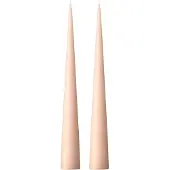 Ester & Erik Kegel Kerze 37 cm 2er Set Ice Latte