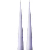 Ester & Erik - Kegelkerze, 37 cm, No. 12, airy violet / matt (2er-Set)