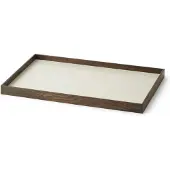 Gejst - Frame Tablett, medium, geräucherte Eiche / beige