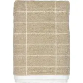 Mette Ditmer Badetuch Tile Stone Sand / Off-White (70 x 140 cm)