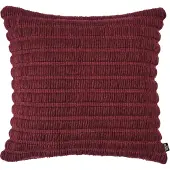 Tom Dixon - Ridge Kissen, 45 x 45 cm, burgunderrot