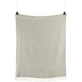 Røros Tweed - Vega Wolldecke 210 x 150 cm, grau