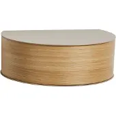 Woud Wallie Wall Drawer Grey Beige - , Beige, Metall
