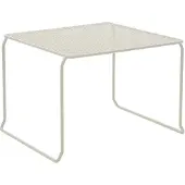 Brafab Gartencouchtisch Haru aus Metall, stapelbar, 54x54 cm, Pearl White