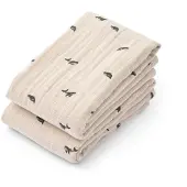 Liewood Spucktücher - Musselin - 2er-Pack - Lewis - Mini Whale/S - - One Size - Spucktücher
