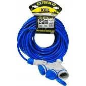 KEL Verlängerungskabel H07BQ-F 3G1,5mm2 25m PUR blau EXTREM 16A