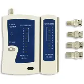 Kopp 33366794 Kabeltester: 3 in 1 RJ11/RJ45/Koax