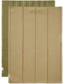 Ferm Living Geschirrtuch Ito Seaweed/Flax (2er-Set) - 70 x 50 cm