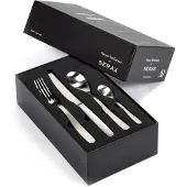 Serax Besteckset Passe-Partout Cutlery By Vincent Van Duy Steel Grey Gift Box (24-teilig)