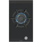 Siemens iQ700 ER3A6AI10, Schwarz, Integriert, 30 cm, Gaskochfeld, Glaskeramik, 1 Zone(n)