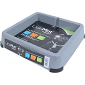 LickiMat Keeper – Grau – 25,3 x 25,3 x 5,5 cm