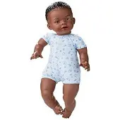 Berjuan Afrikanische Babypuppe (neugeborenes) Aus Dem Krankenhaus 45 Cm