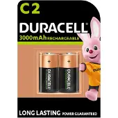 Duracell Ultra C, Wiederaufladbarer Akku, C, Nickel-Metallhydrid (NiMH), 1,2 V, 2 Stück(e), 3000 mAh