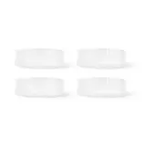 Ferm Living Schüsseln Ripple Frosted 12 cm (4er-Set)